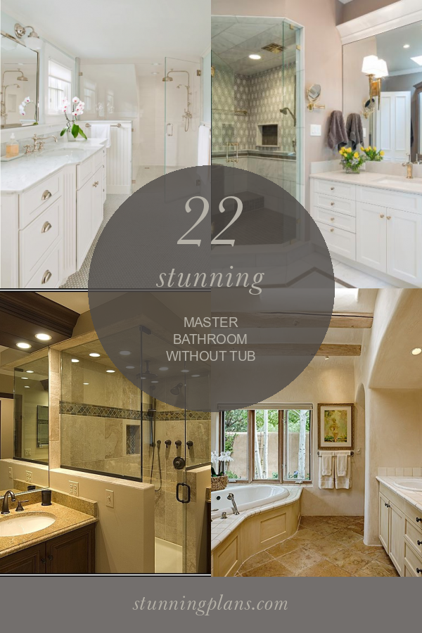 22 Stunning Master Bathroom without Tub Home, Family, Style and Art Ideas